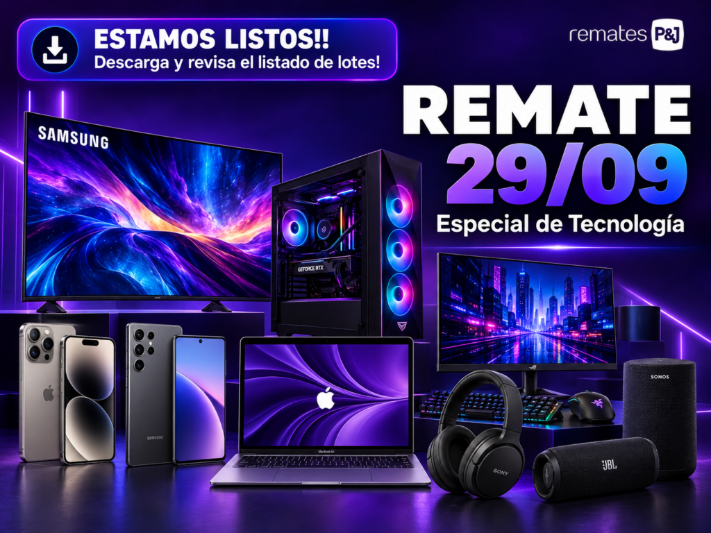 Remate Online Especial de Tecnología