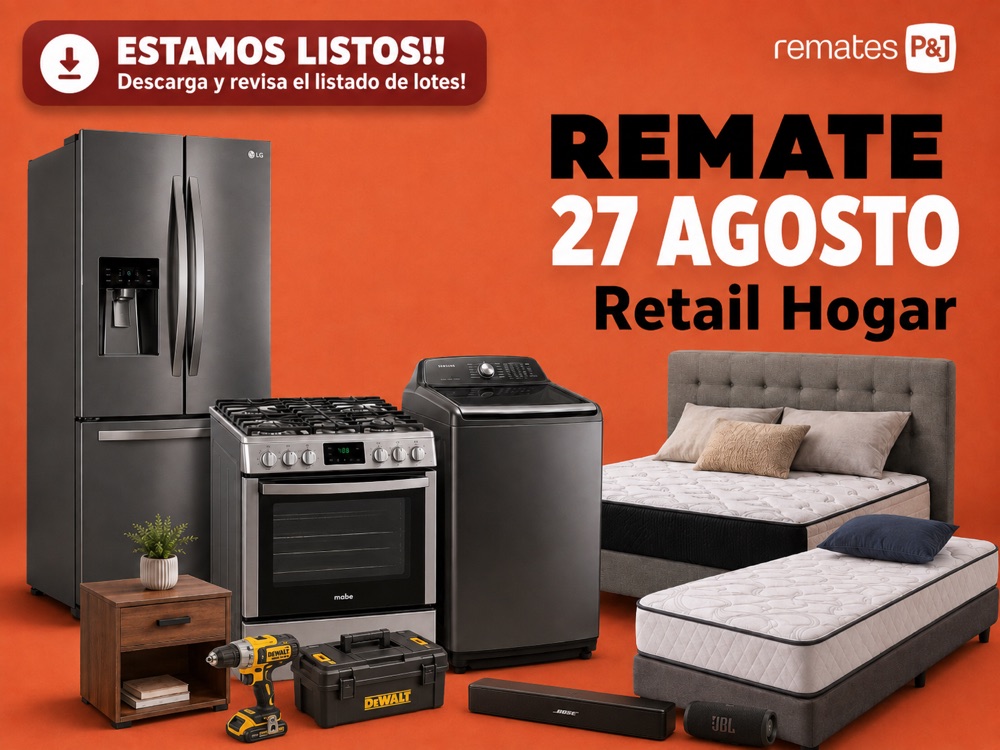 Remate Online Especial Retail Hogar